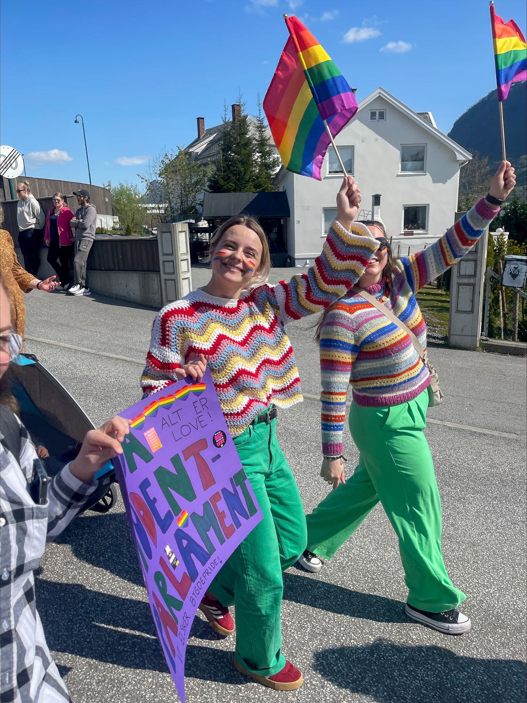 Høgskulen i Volda-student Ammy Bolme deltar på Bygdepride