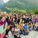 Internasjonal HVO-studentgruppe på Geiranger-tur.